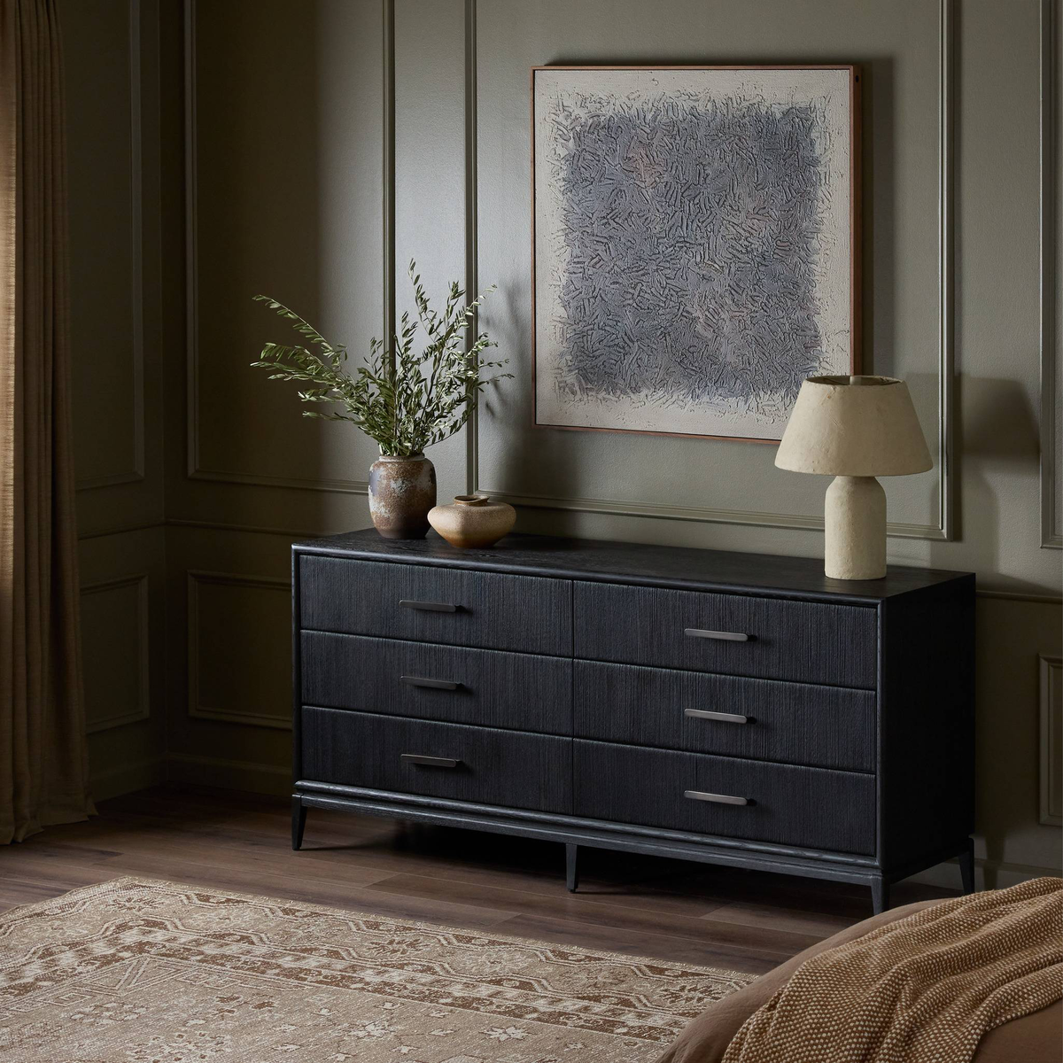 Rosenell 6 Drawer Dresser