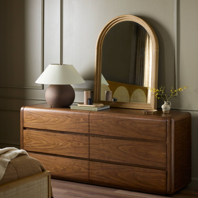 Belvin Wall Mirror by Four Hands