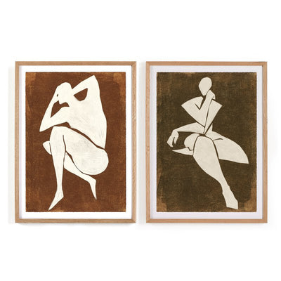 Ponder Diptych By Coup D'Esprit by Four Hands
