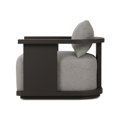 Tahana Outdoor Metal Swivel Chair