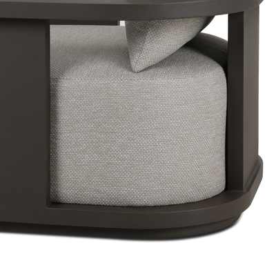 Tahana Outdoor Metal Swivel Chair