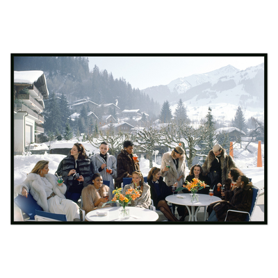 Drinks At Gstaad By Slim Aarons by Four Hands