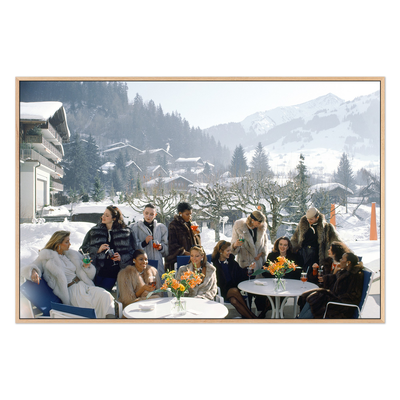 Drinks At Gstaad By Slim Aarons by Four Hands