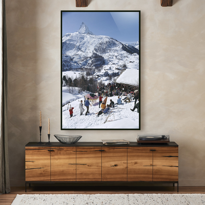 Zermatt Skiing Ii By Slim Aarons by Four Hands