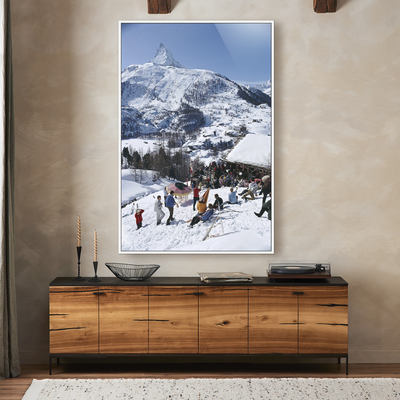 Zermatt Skiing Ii By Slim Aarons by Four Hands