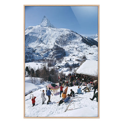 Zermatt Skiing Ii By Slim Aarons by Four Hands