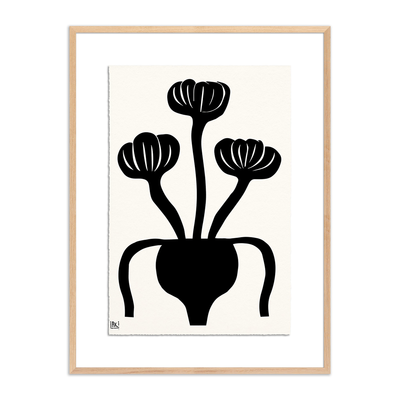 Woodblock Floral I By Roseanne Kenny by Four Hands
