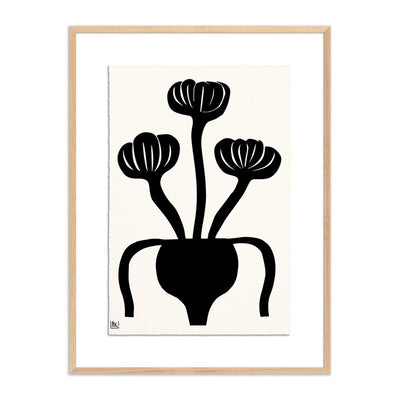 Woodblock Floral I By Roseanne Kenny by Four Hands