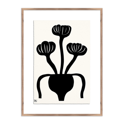 Woodblock Floral I By Roseanne Kenny by Four Hands