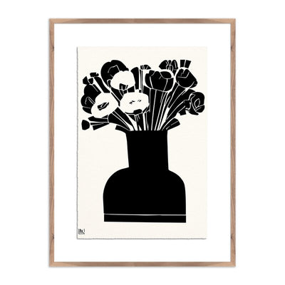 Woodblock Floral Ii By Roseanne Kenny by Four Hands