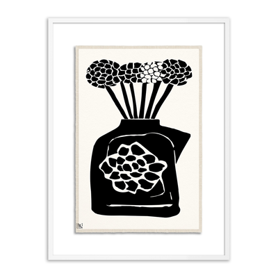 Woodblock Floral Iii By Roseanne Kenny by Four Hands