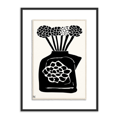 Woodblock Floral Iii By Roseanne Kenny by Four Hands