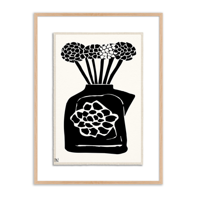 Woodblock Floral Iii By Roseanne Kenny by Four Hands