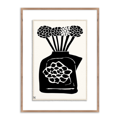 Woodblock Floral Iii By Roseanne Kenny by Four Hands