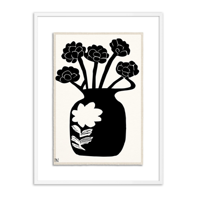 Woodblock Floral Iv By Roseanne Kenny by Four Hands