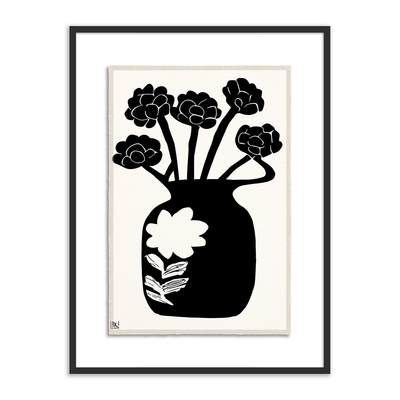 Woodblock Floral Iv By Roseanne Kenny by Four Hands