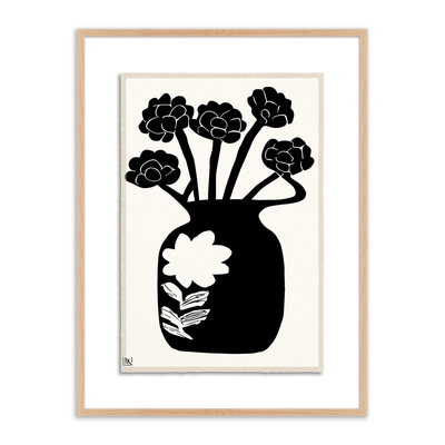 Woodblock Floral Iv By Roseanne Kenny by Four Hands