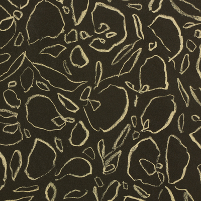 Cream On Black Glimmer By Laurel-Dawn Latshaw by Four Hands