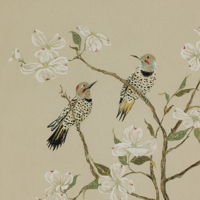 Tan Chinoiserie By Laurel-Dawn Latshaw by Four Hands