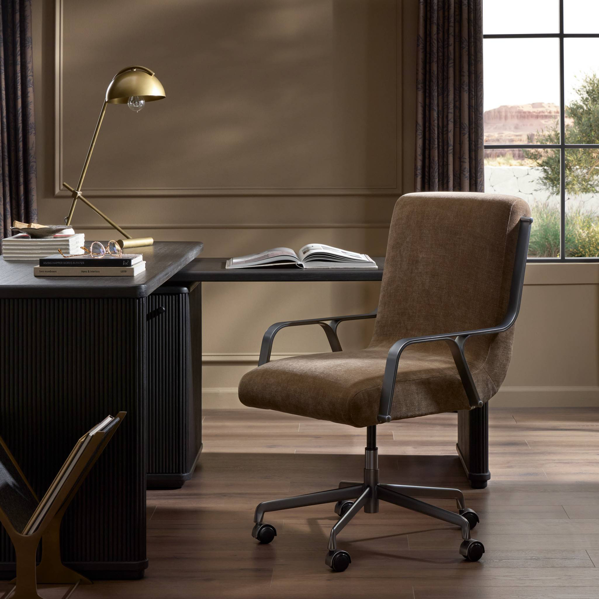 Lou Desk Chair by Four Hands