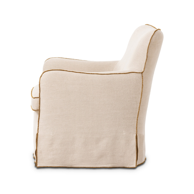 Devon Slipcover Swivel Chair