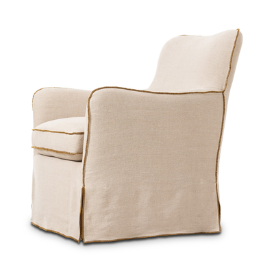 Devon Slipcover Swivel Chair