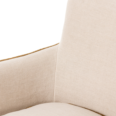 Devon Slipcover Swivel Chair