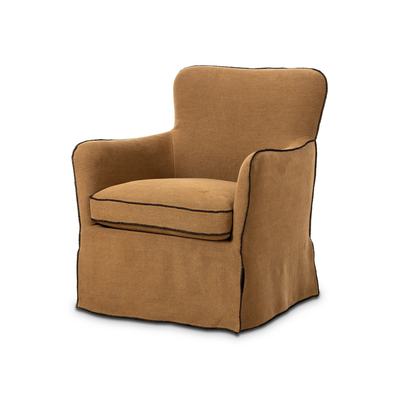 Devon Slipcover Swivel Chair
