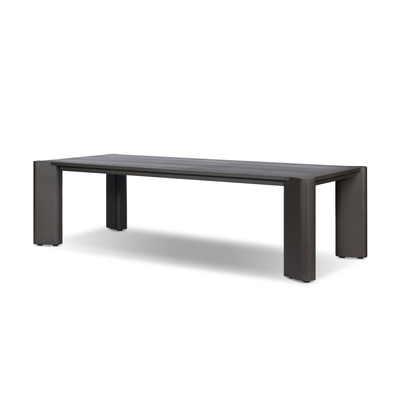 Soho Outdoor Metal Dining Table-106"