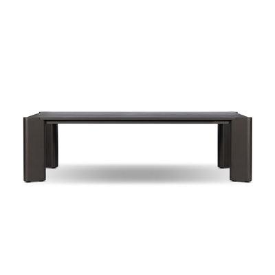 Soho Outdoor Metal Dining Table-106"