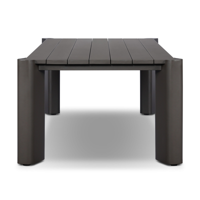 Soho Outdoor Metal Dining Table-106"