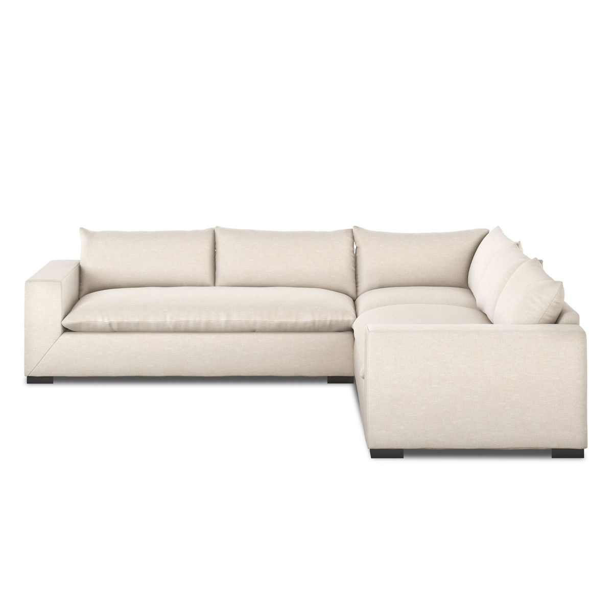 Grant 3 Piece Sectional With Arms