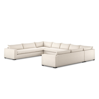 Grant 5 Piece Sectional With Arms