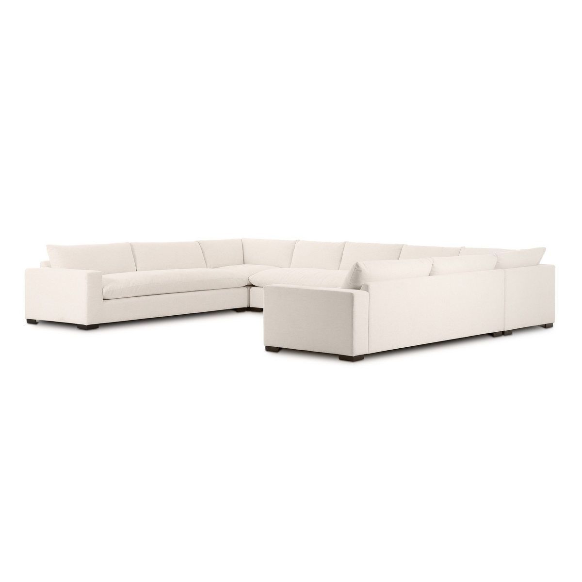 Grant 5 Piece Sectional With Arms by Four Hands