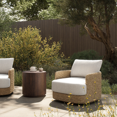 Caney Outdoor Swivel Chair