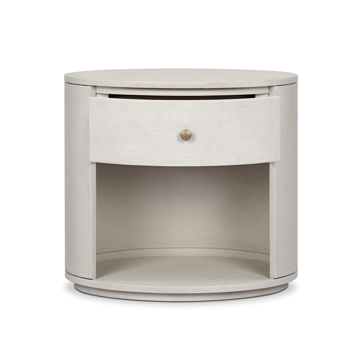 Amelia Oval One Drawer Nightstand by Four Hands