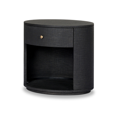 Amelia Oval One Drawer Nightstand by Four Hands
