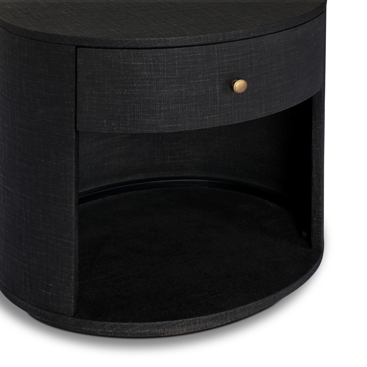 Amelia Oval One Drawer Nightstand by Four Hands