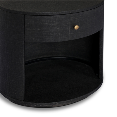 Amelia Oval One Drawer Nightstand by Four Hands