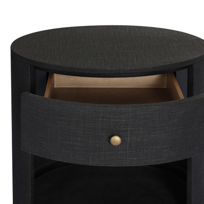 Amelia Oval One Drawer Nightstand by Four Hands
