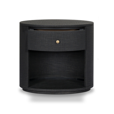 Amelia Oval One Drawer Nightstand by Four Hands
