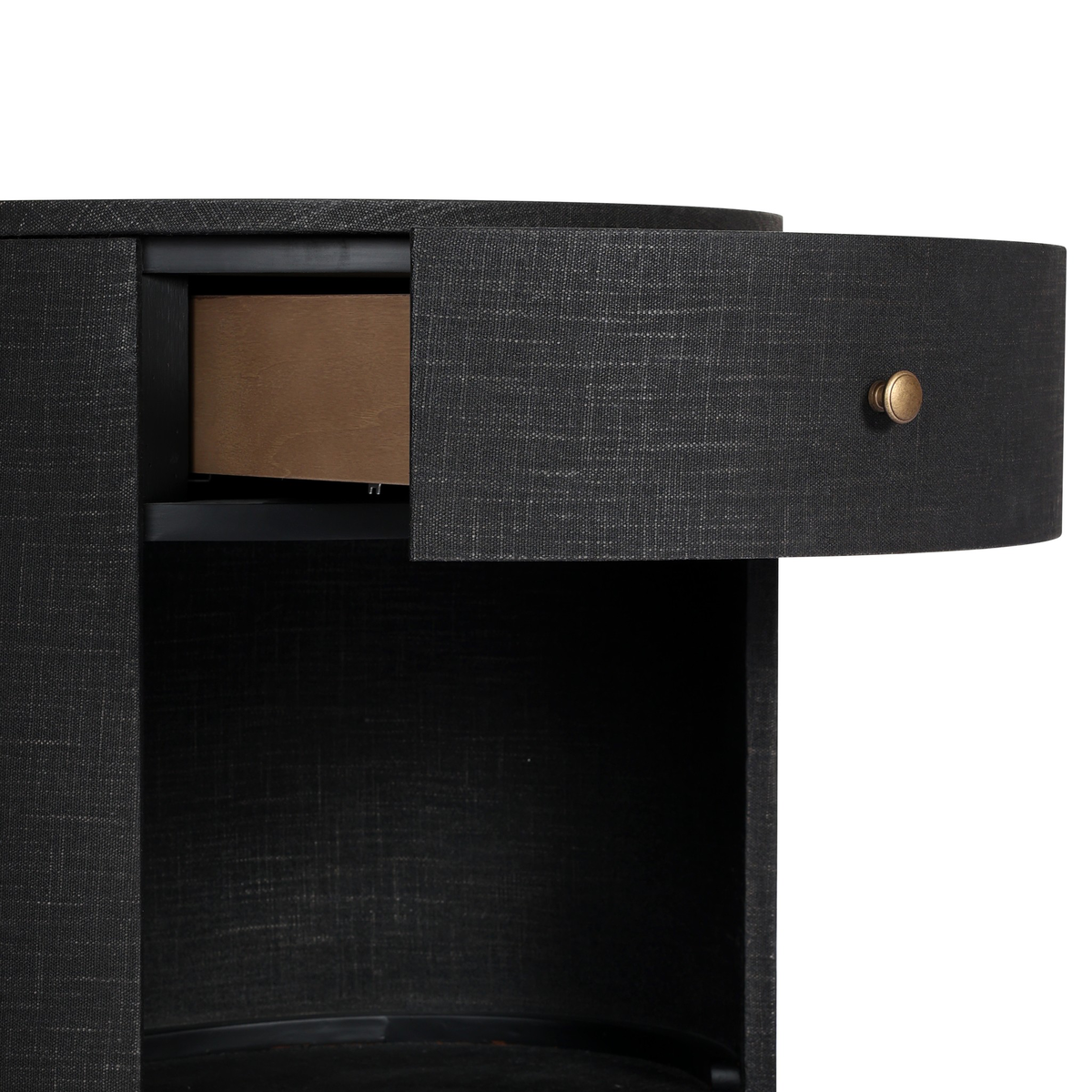 Amelia Oval One Drawer Nightstand by Four Hands