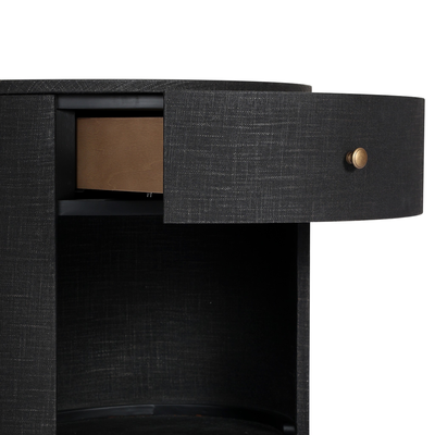 Amelia Oval One Drawer Nightstand by Four Hands