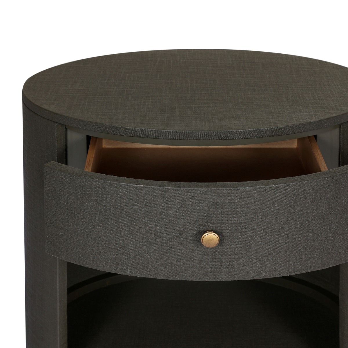 Amelia Oval One Drawer Nightstand by Four Hands