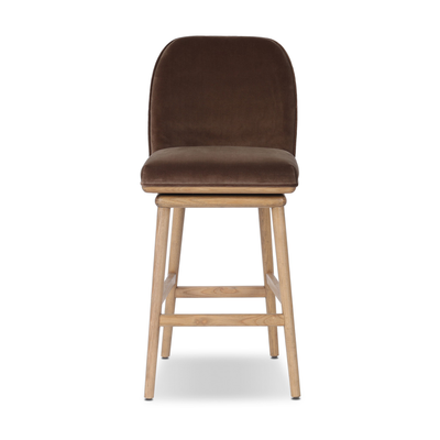 Camden Swivel Bar + Counter Stool by Four Hands