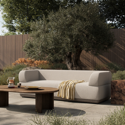 Evander Outdoor Sofa-96"