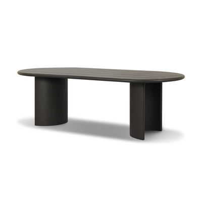 Paden Outdoor Metal Dining Table-94"