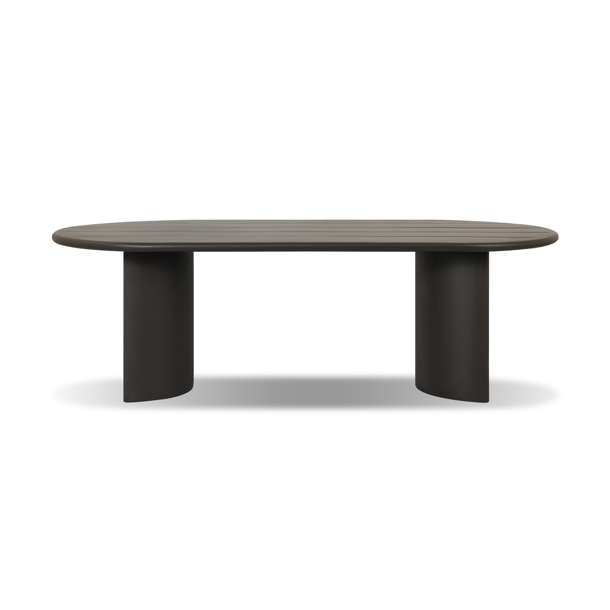 Paden Outdoor Metal Dining Table-94"