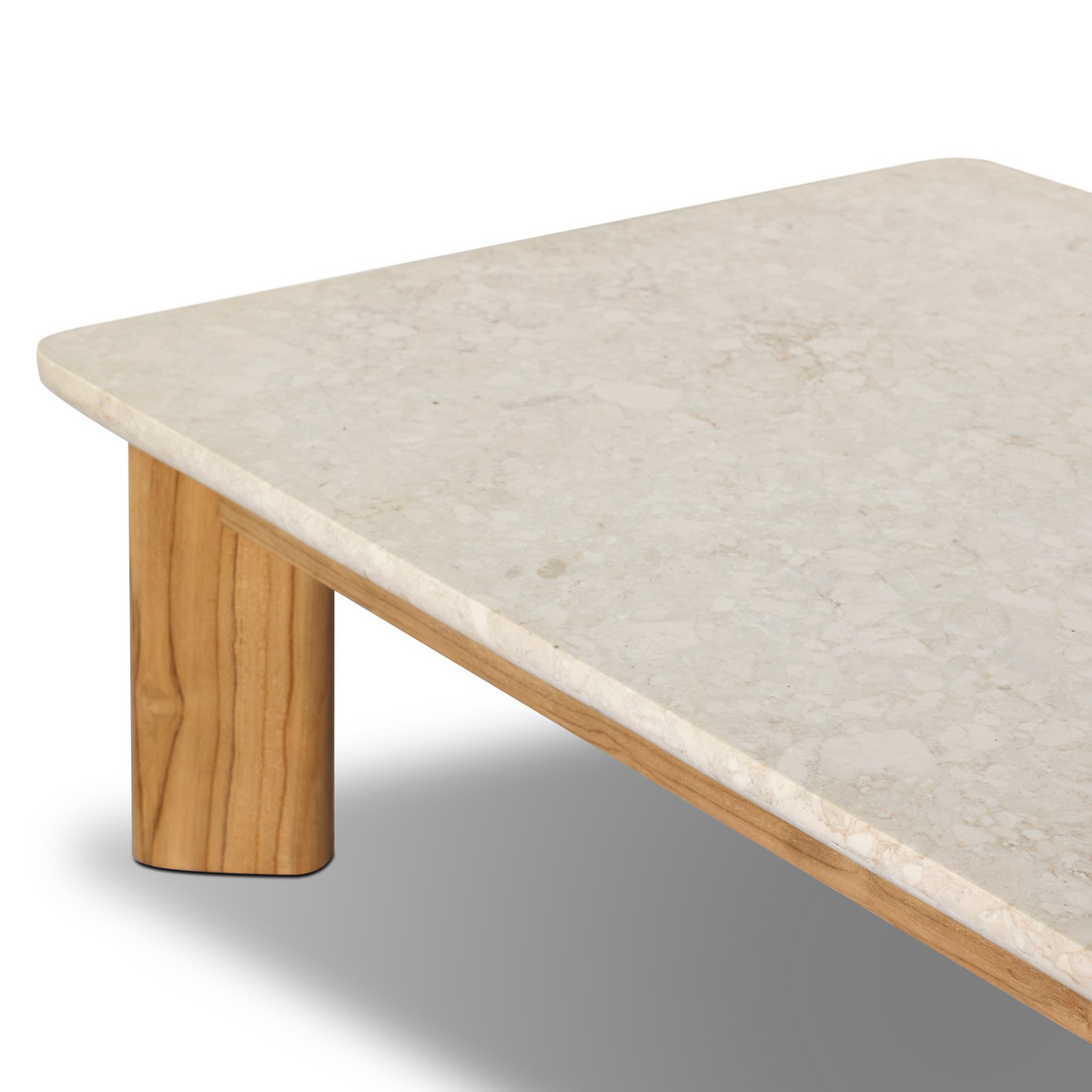 Sterling Outdoor Stone Coffee Table by Four Hands