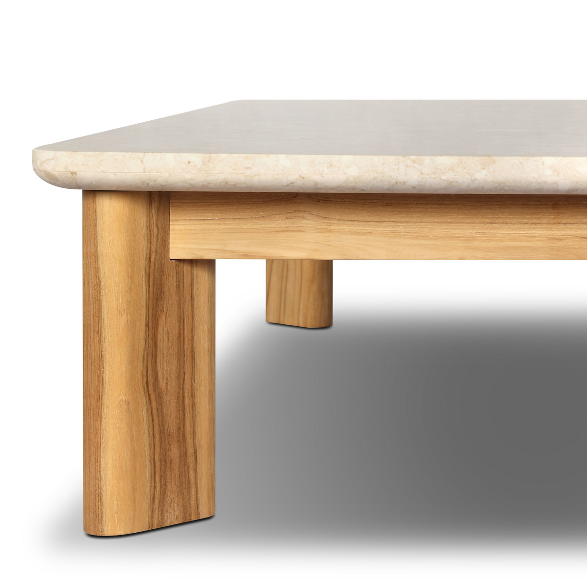 Sterling Outdoor Stone Coffee Table by Four Hands